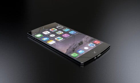 Концепт премиум модели iPhone 7 с закругленным сверху и снизу корпусом