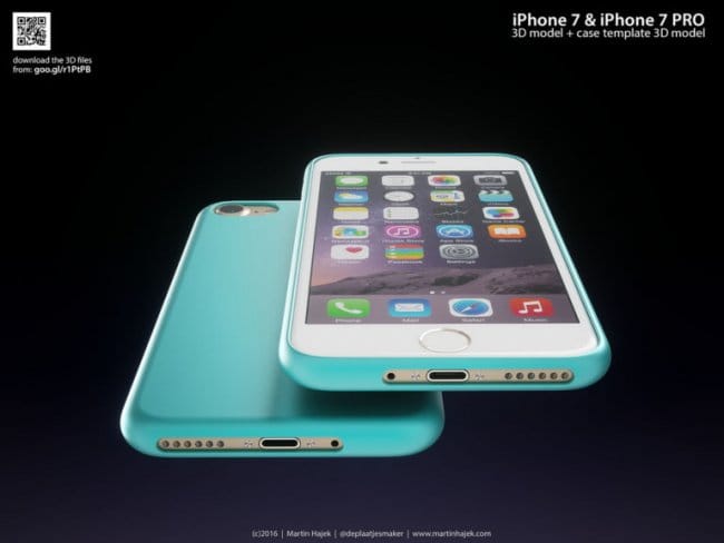 Мартин Хаек представил новые 3D-рендеры iPhone 7 и iPhone 7 Pro