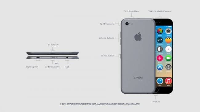 Вот как может выглядеть новый iPhone 7