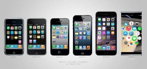 Концепт iPhone 7 с экраном от края до края