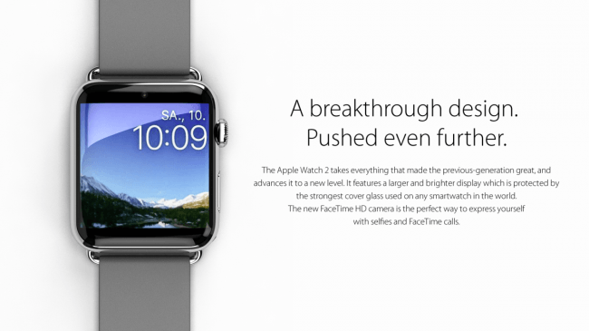 Концепт Apple Watch 2 со свежим дизайном, интегрированной камерой и новыми ремешками