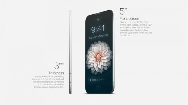 Концепт смартфона iPhone Essence с двумя экранами без рамок