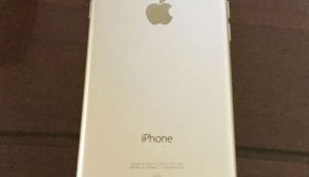 Фотография iPhone 7 в золотом цвете