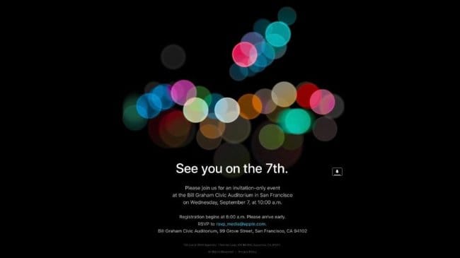 Apple официально анонсировала дату выхода iPhone 7 и iPhone 7 Plus