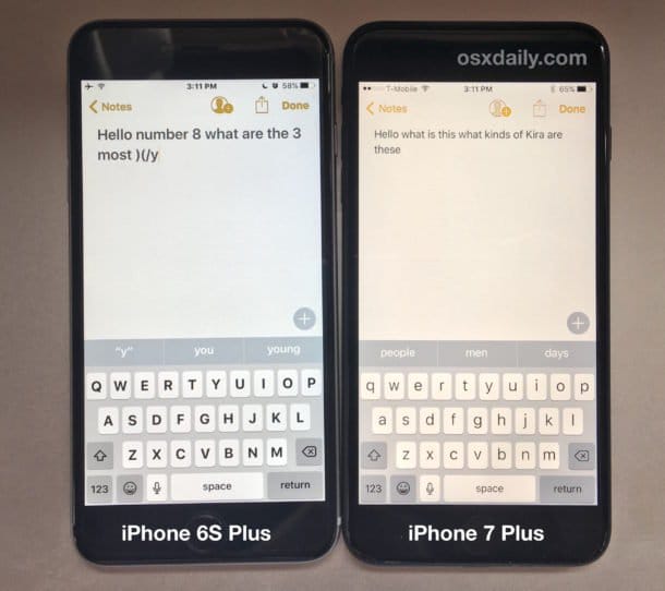 Как исправить желтый экран на iPhone 7 и iPhone 7 Plus