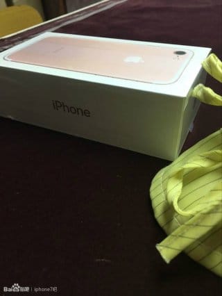 Фотографии розничной упаковки неанонсированного iPhone 7