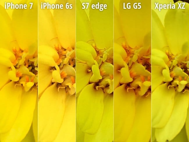 Сравнение камер iPhone 7, 6S Galaxy S7 Edge, LG G5 и Sony Xperia XZ