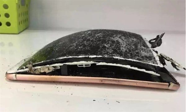 iPhone 7 Plus мгновенно взорвался, когда упал на землю